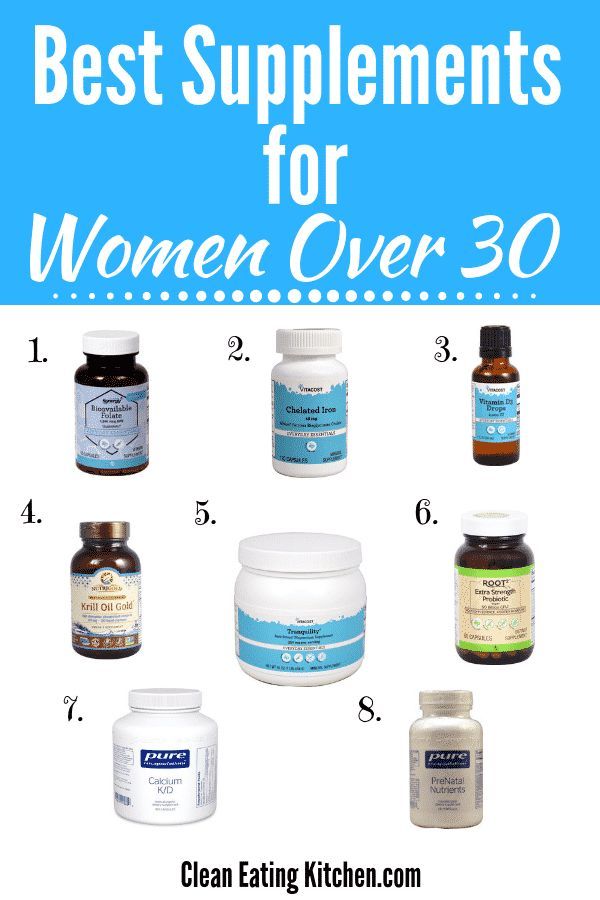 Best Supplements for Women Over 30